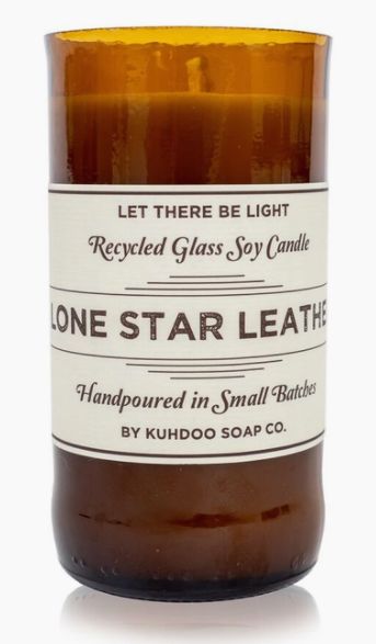Lone Star Leather Candle 6.5oz