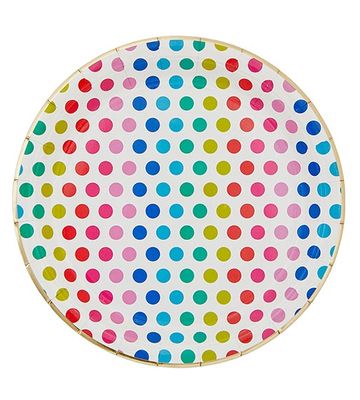 Bright Dots Paper Plates - 12 count