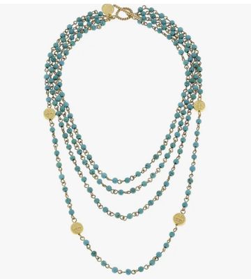 Turquoise Linked Necklace