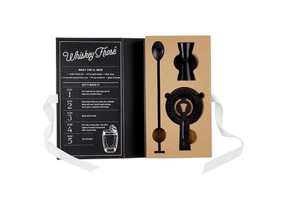 Barware Book Box-Matte Black