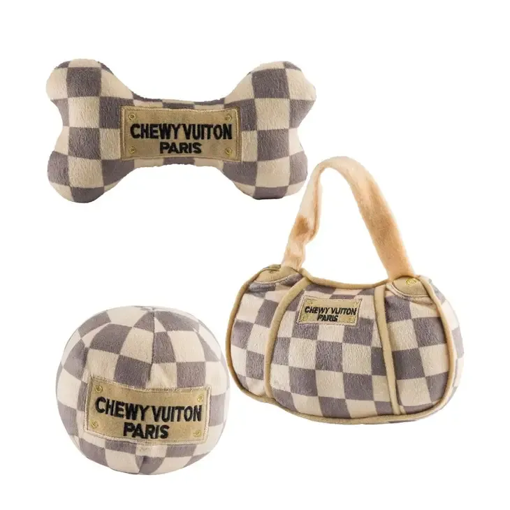 CHEWY VUITON DOG TOY BALL