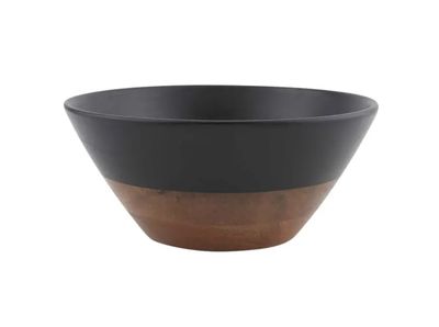 Black Two-Tone Medium Bowl