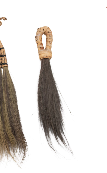 Hand-Woven Seagrass &amp; Rattan Handheld Brooms , Size: Small