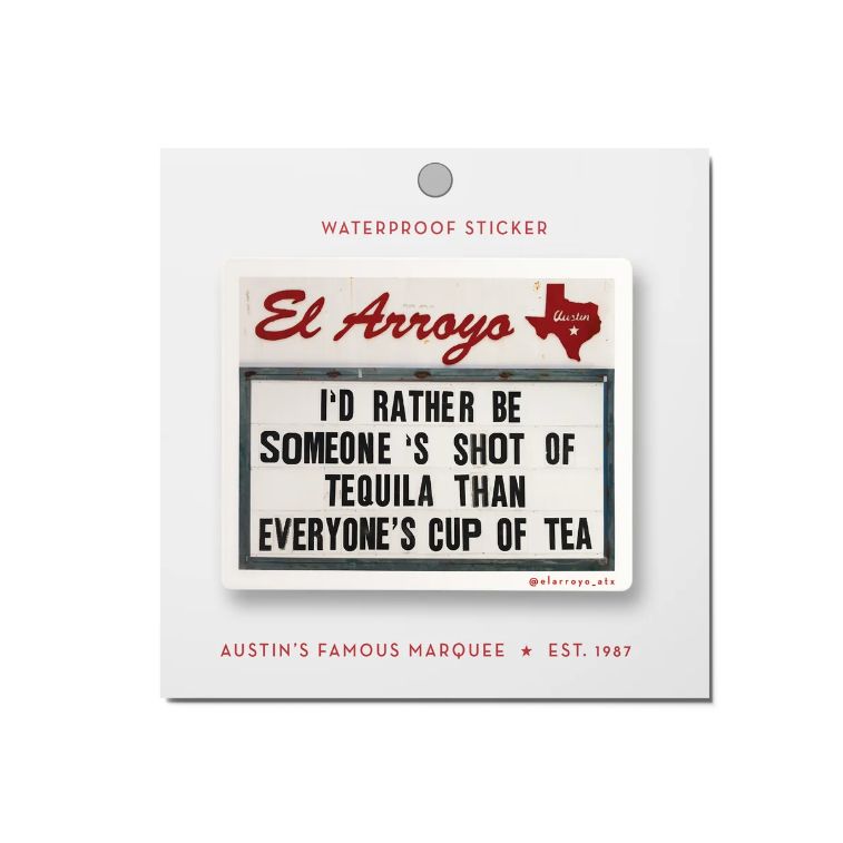 Shot Of Tequila- Sticker