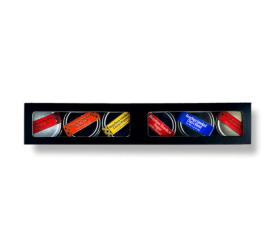 GIFT SET MINI TINS BBF SPICE BLENDS &amp; SMOKED SUGAR