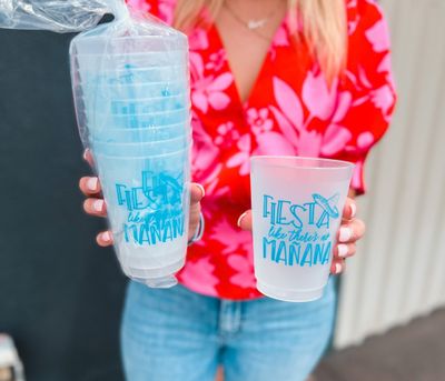Fiesta Like There&#39;s No Manana Pack of 10 Frost Cups