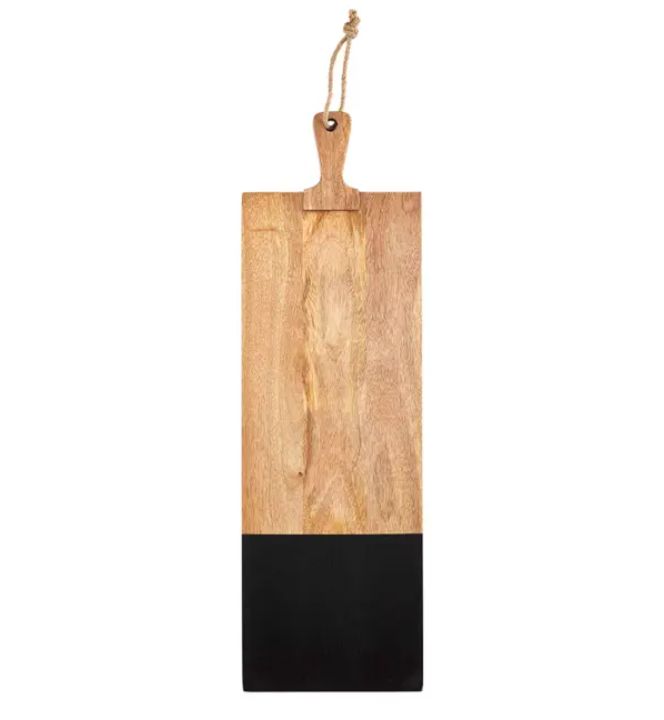 Black One Stripe Serving Board