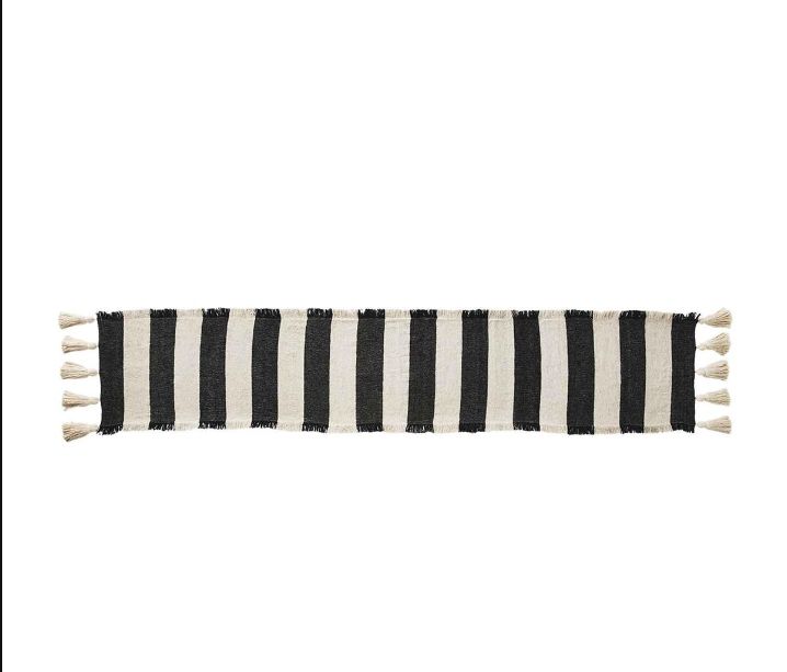 STRIPE BLACK PONCHAA RUNNER