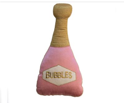 Cotton Bottle Shaped Bubbly Embroidery Pillow