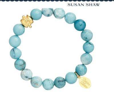 Bailey Stretch Bracelet- Blue Jasper