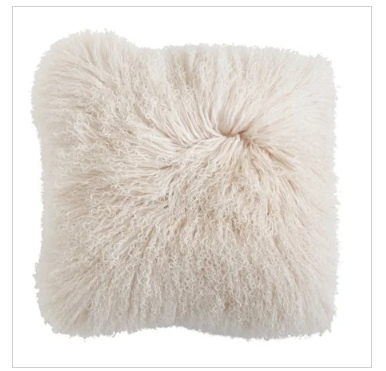 Mongolian Lamb Fur Pillow Mongolian Lamb Fur Pillow