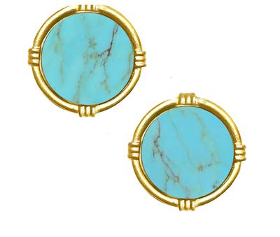 Ida Stud Earrings Turquoise