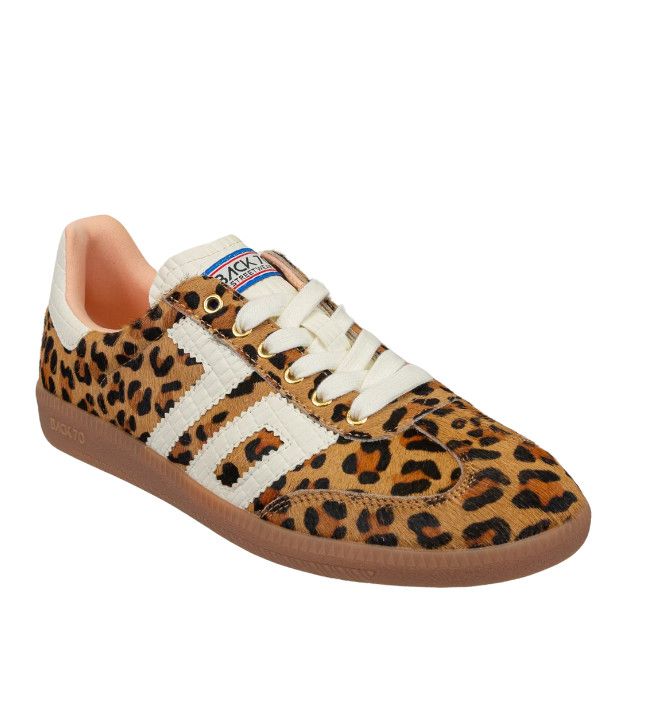 CLOUD in LEOPARD CAMEL WHITE Sneakers