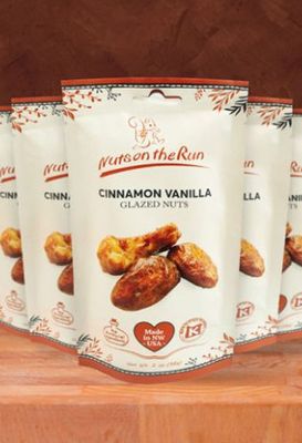 Cinnamon Vanilla Glazed Nuts