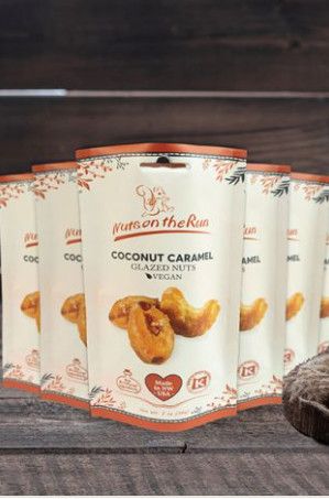 Coconut Caramel Glazed Nuts