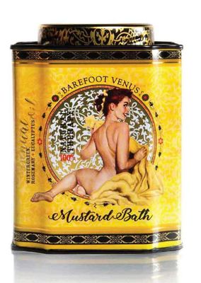 100% Natural Mustard Bath Tin