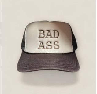 Bad Ass Trucker Hat Khaki/Brown