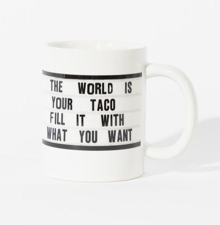Coffee Mug 16oz- World is Your Taco