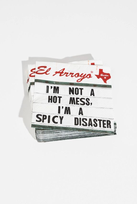 Cocktail Napkins (Pack of 20) - Spicy Disaster