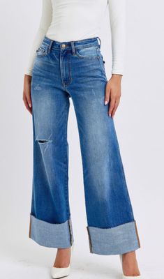 HW Retro Wide Leg w/ Cuff
