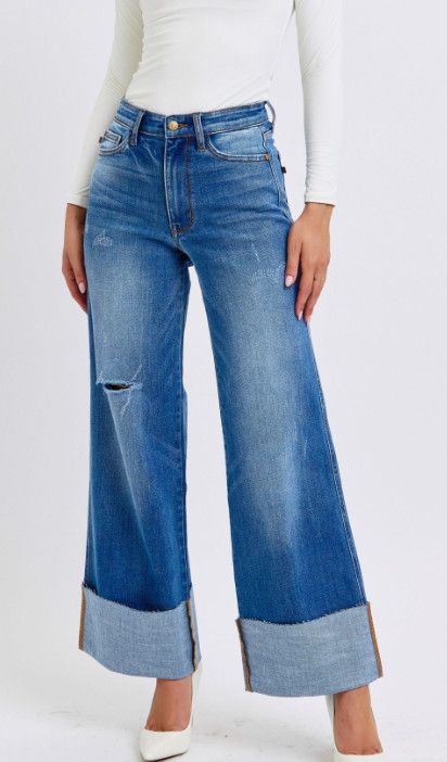 HW Retro Wide Leg w/ Cuff