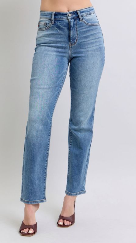 Vintage wash thermal straight