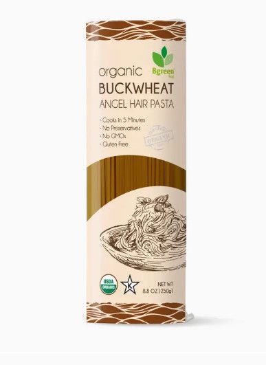 Organic buckwheat angel hair pasta