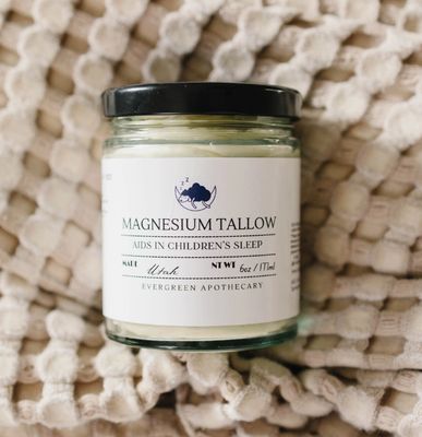 Magnesium tallow for kids- made with Lady May Tallow