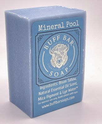 Mineral Pool Bison Tallow Soap Bar- 4oz
