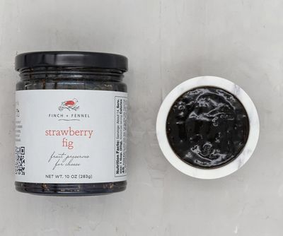 Strawberry Fig Fruit Preserves for Cheese- 10oz