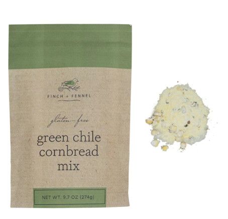 Green Chile Cornbread Mix  Gluten Free