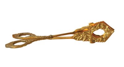 Embossed Brass Grape Vine Shaped Tongs