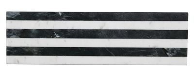 Marble Cheese/serving board with stripes