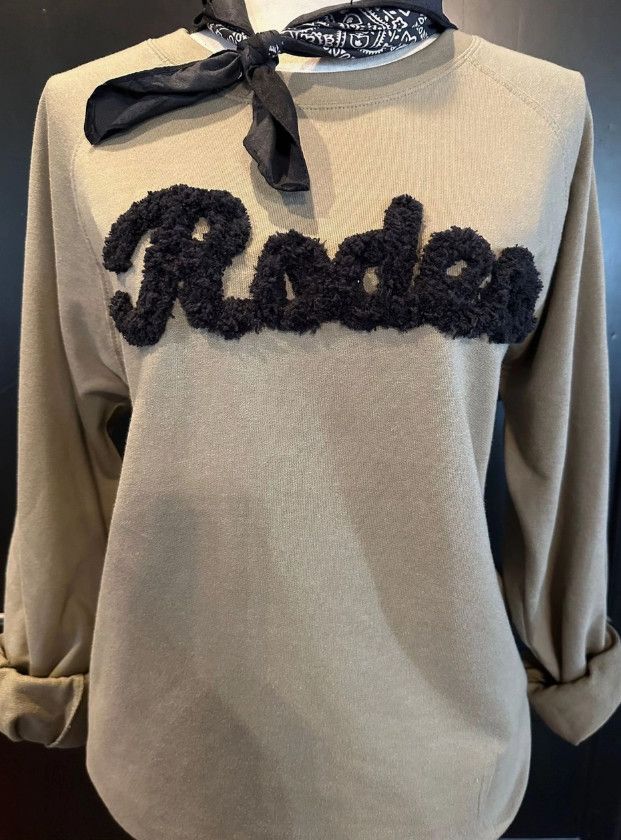 Rodeo Sweatshirt, Size: small, Color: Sand