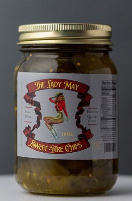 Sweet Fire Pickle Slices- 16oz