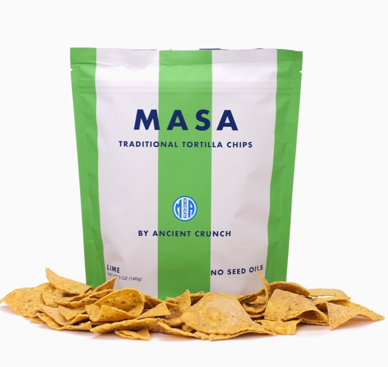 Masa traditional tortilla chip lime