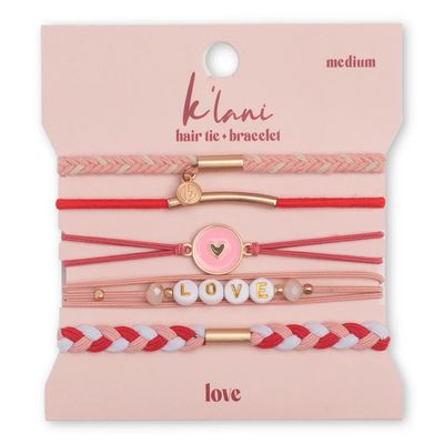 Love Hair Tie Bracelets