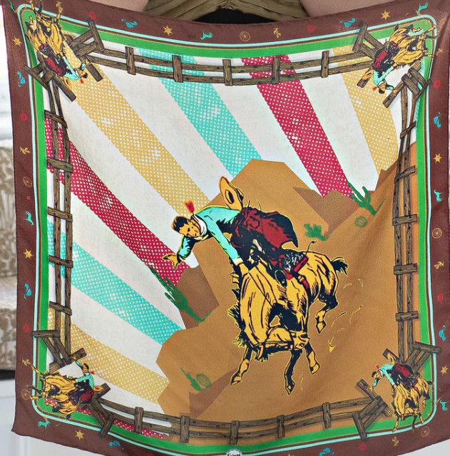 Comic Cowboy Scarf