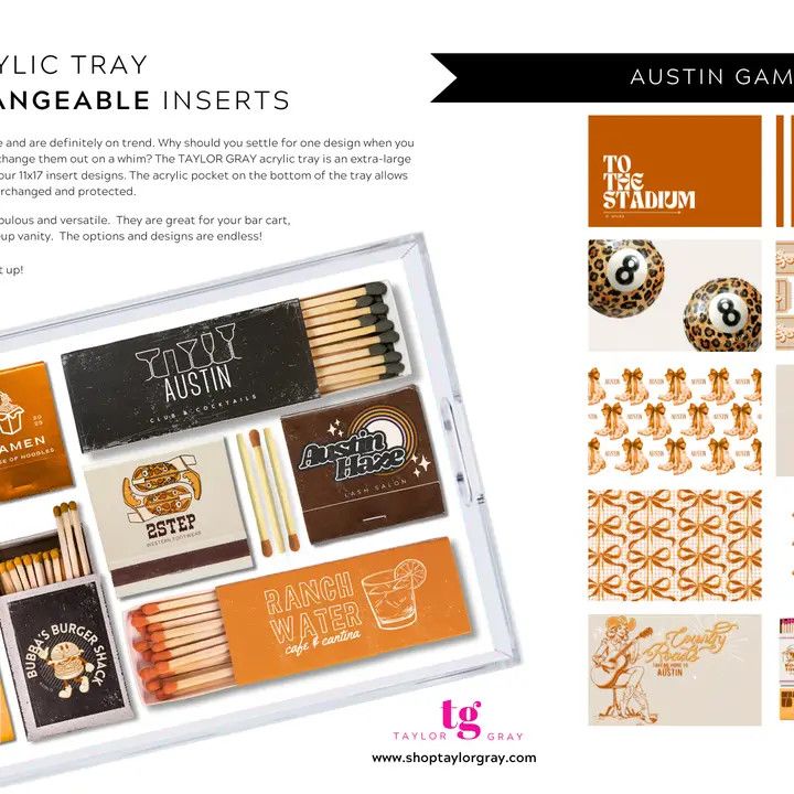 Gameday Austin - Tray Insert
