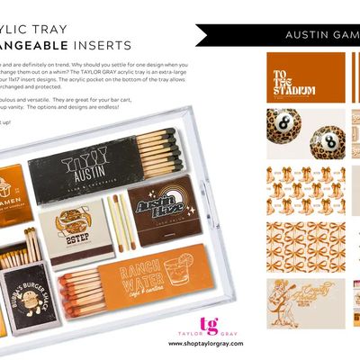 Gameday Austin - Tray Insert