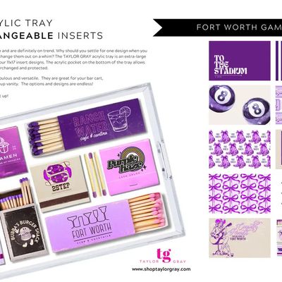Gameday Fort Worth - Tray Insert