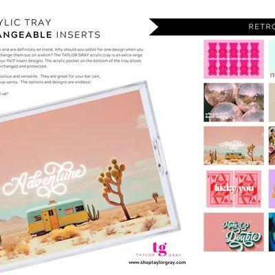 Retro Pop - Tray Insert