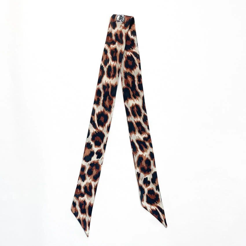 Light Leopard Printed Twilly