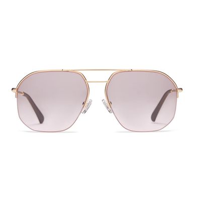 Muse Gold with Pink Tint Progressive Glasses - 2.5 mag