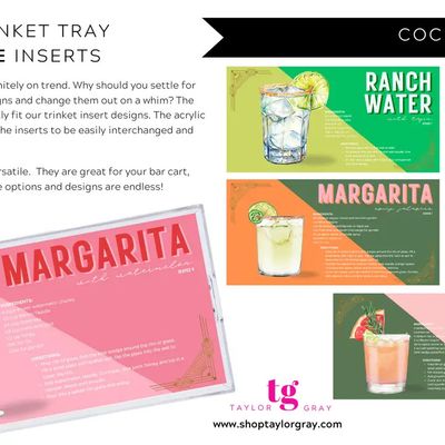 Cocktails Vol 2 - Trinket Tray Insert