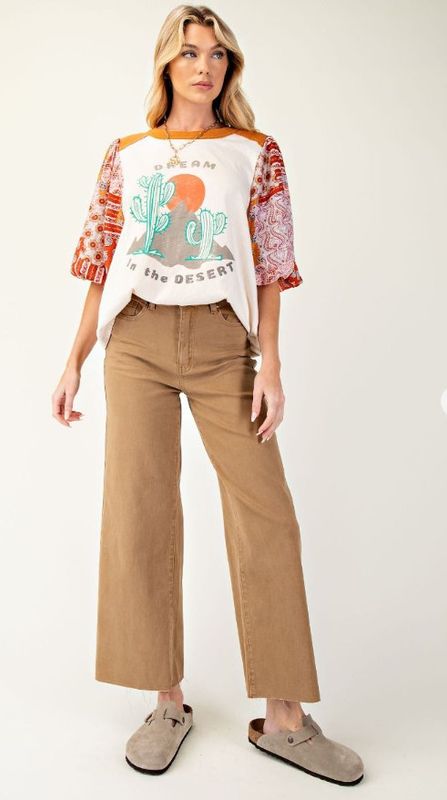 Soft Stretch Twill High Waist Pant