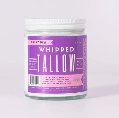 Lavender Whipped Tallow- All Natural- 9oz