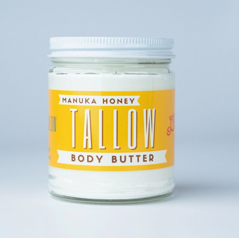 Manuka Honey and Rosehip Tallow Body Butter- 9oz