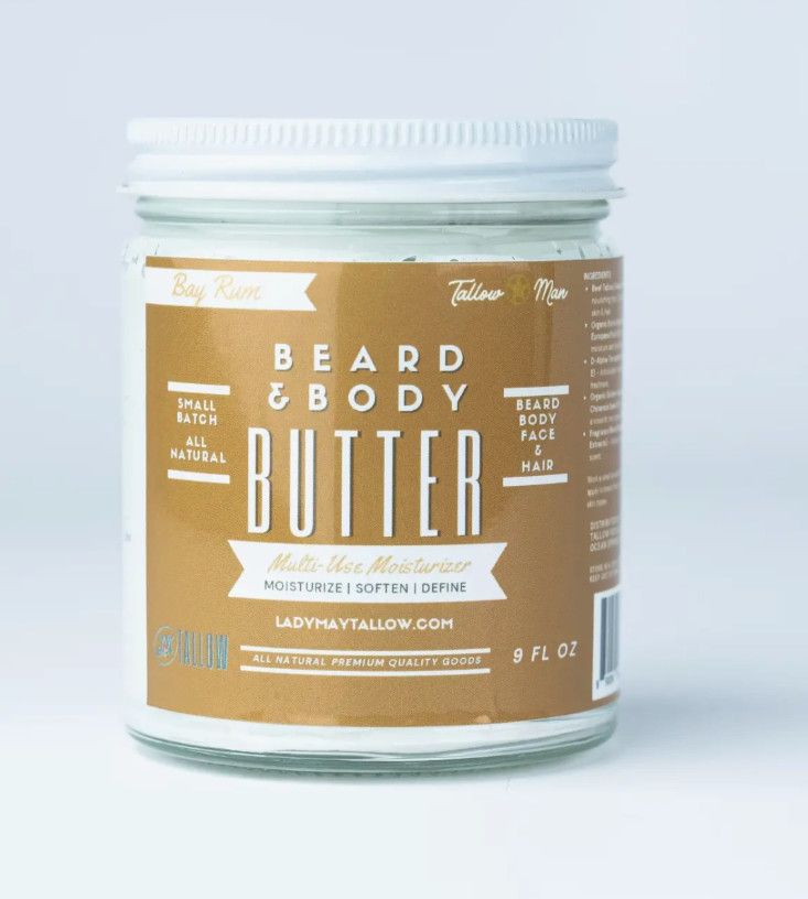 Bay Rum All-Natural Beard Butter and Skin Care For Men