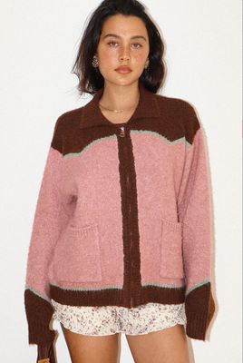 Rodeo cowboy knit sweater